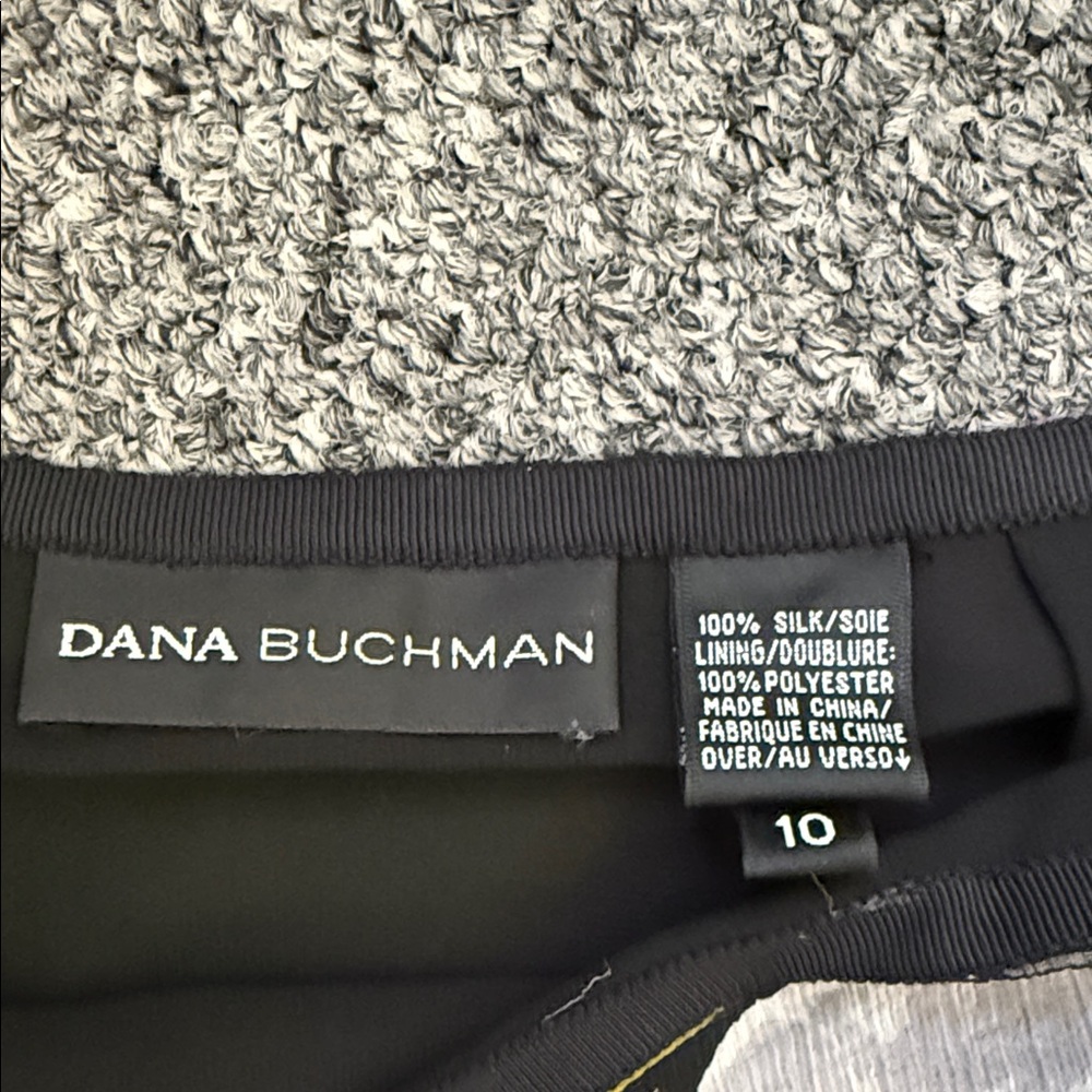 Dana Buchman Colorblock Floral A-Line Midi Skirt - Purple, Green, Orange, Brown - Picture 4 of 5